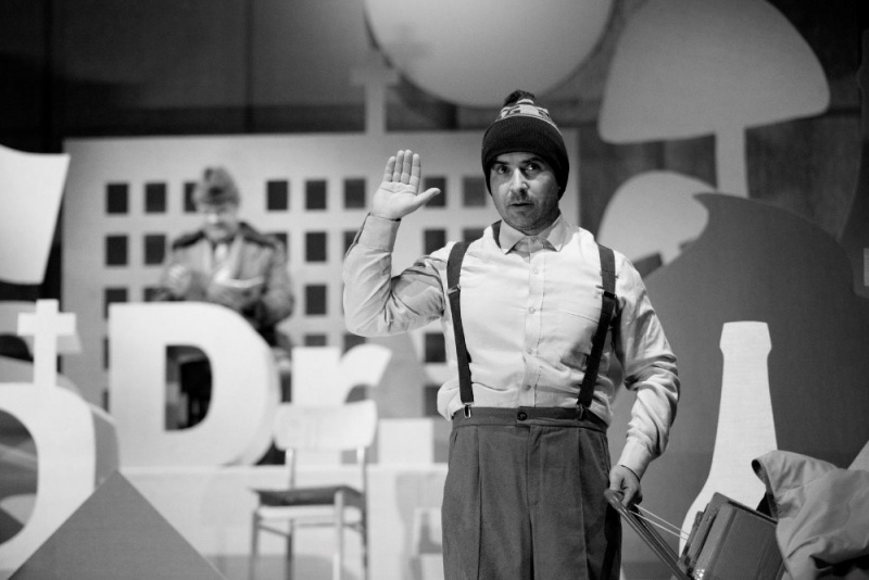 Zkouška hry Kniha o hřbitově - Zdeněk Trčálek - foto Marek Malůšek