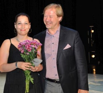 Irena Černíčková na předávání Ceny Ď, archiv Ireny Černíčkové