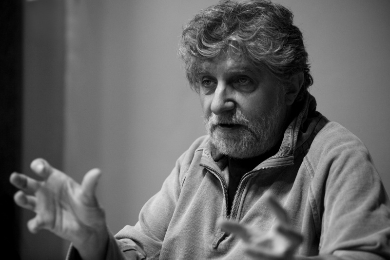 Břetislav Rychlík na zahajovací zkoušce Platonova - Ztratil Hospodin trpělivost? - foto Marek Malůšek