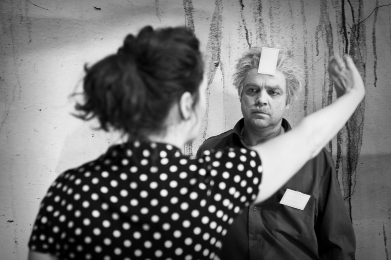 Měsíc nad řekou, zákulisí - Anna Petrželková a Tomáš Šulaj - foto Marek Malůšek