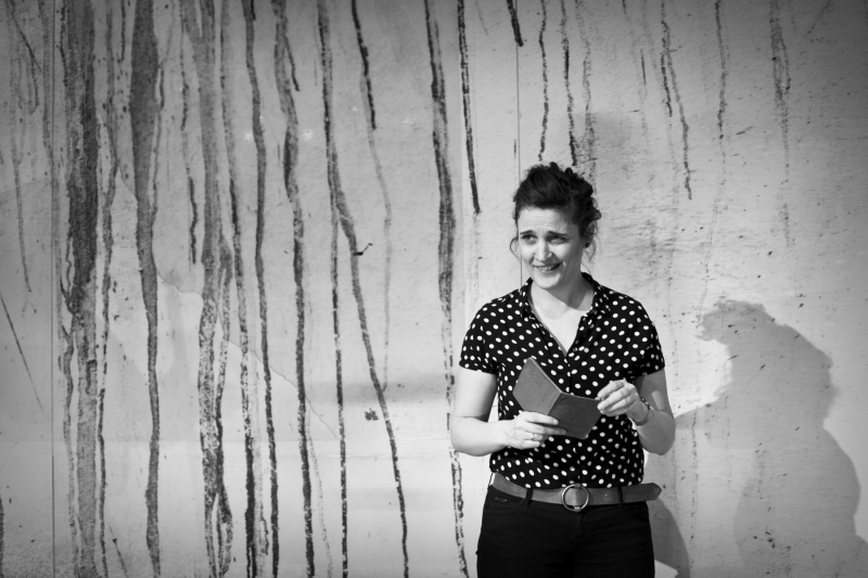 Anna Petrželková na zkoušce Měsíce nad řekou - foto Marek Malůšek