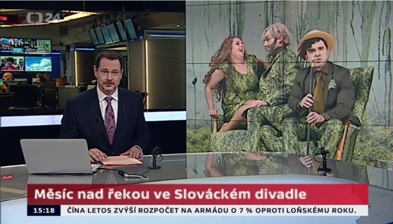 Měsíc nad řekou ve vysílání ČT 24