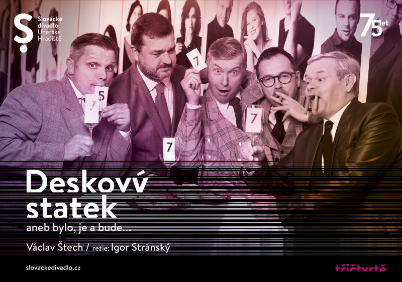 Plakát k inscenaci Deskový statek