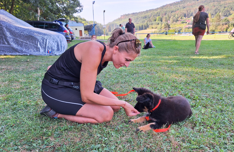 Pavlína Hejcmanová a její nová parťačka Kira Pavlína Hejcmanová a její nová parťačka Kira