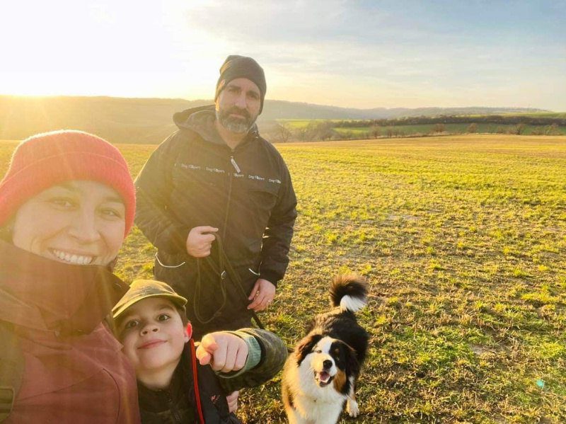 Drahomír Hlaváč s manželkou Jitkou a synem Mikulášem