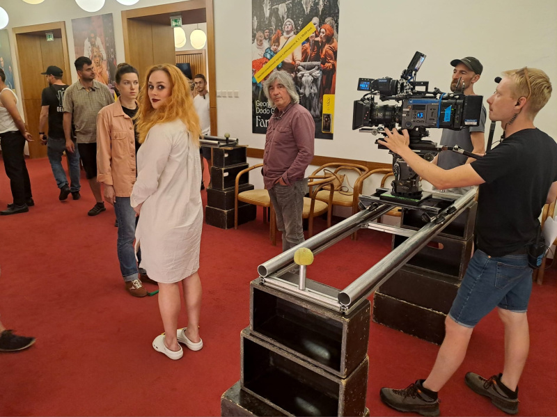 Natálie Rašín natáčela kriminálku přímo ve Slováckém divadle