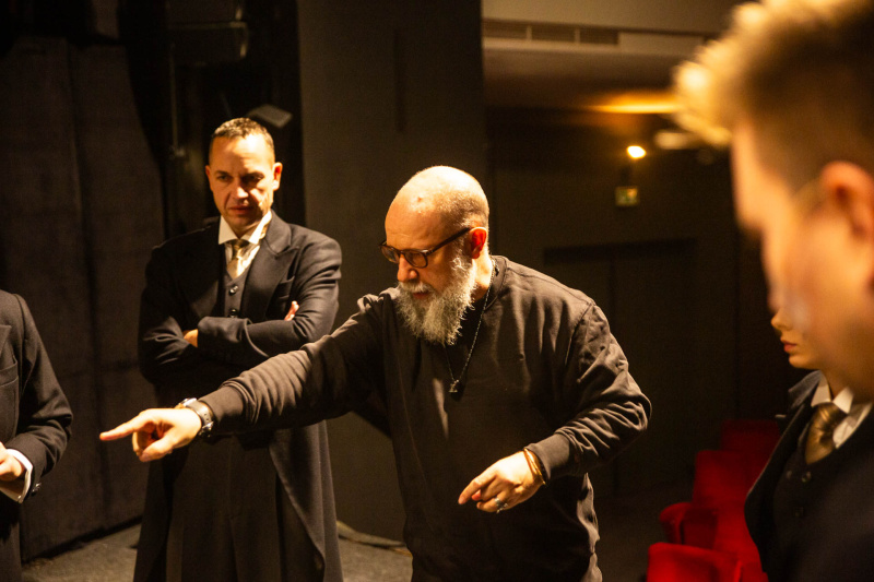 Dodo Gombár při přípravě muzikálu Masaryk