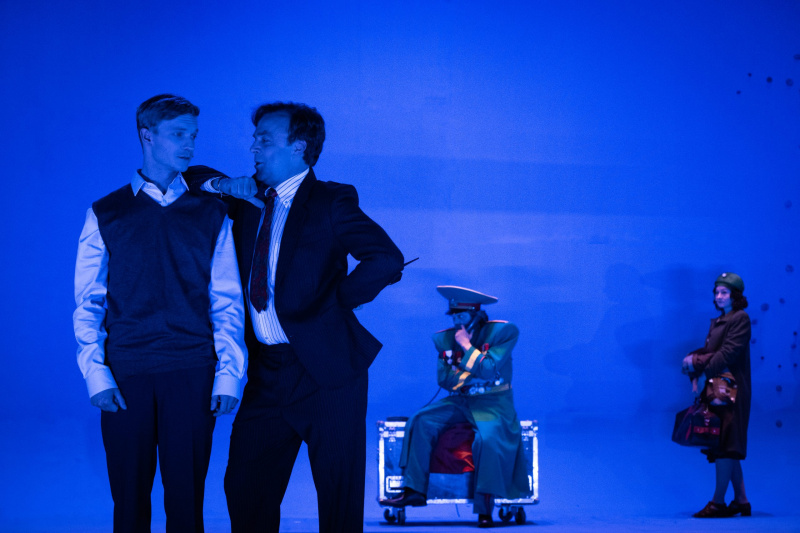 Tomáš Šulaj v inscenaci Vlastenci v Národním divadle Brno