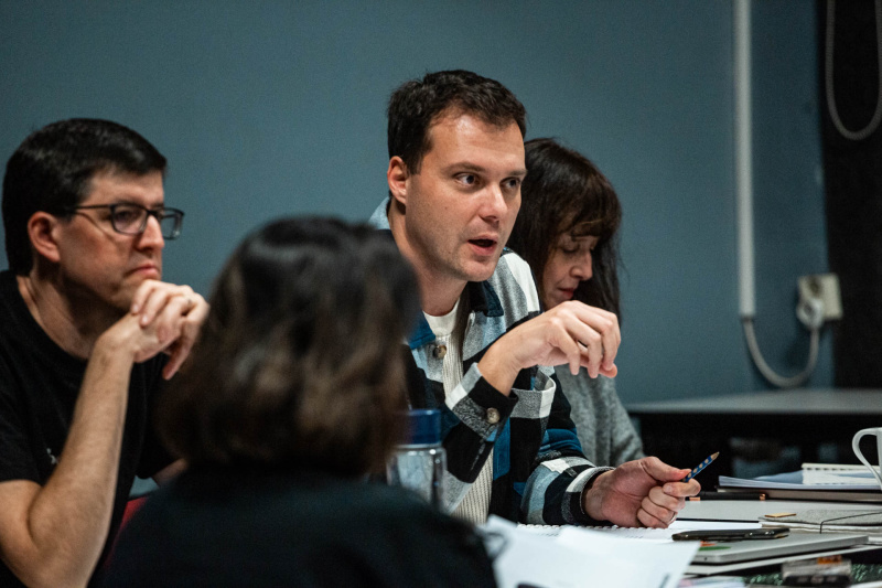 Režisér Lukáš Kopecký vpravo, autor Pavel Molek vlevo Režisér Lukáš Kopecký vpravo, autor Pavel Molek vlevo