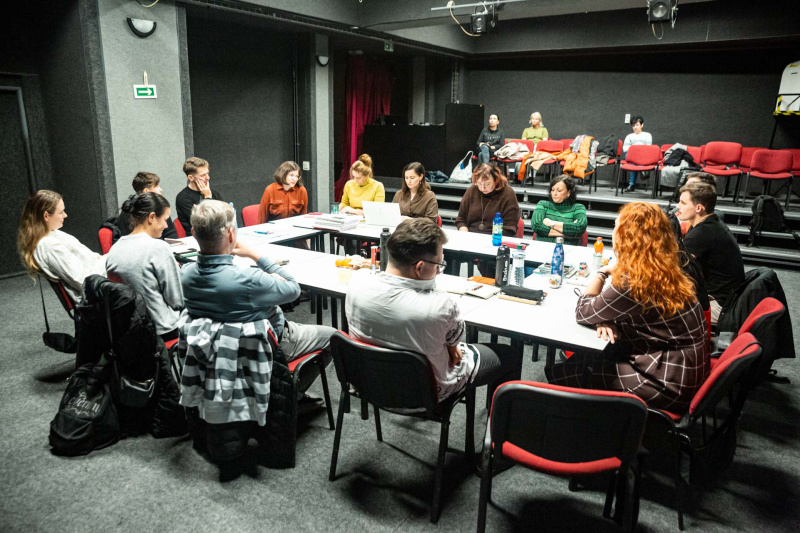 Inscenační tým dramatu Věci, o kterých vím, že jsou pravda