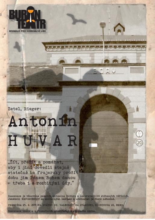 Buranteatr - Antonín Huvar, plakát