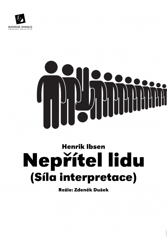 Nepřítel lidu, plakát - Eva Jiřikovská©2016