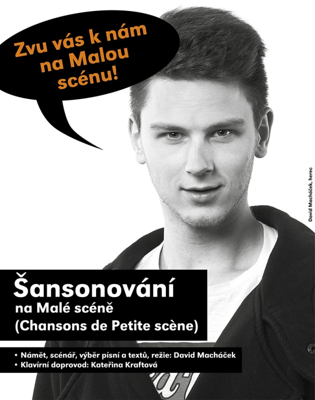 Šansonování na Malé scéně, plakát - Eva Jiřikovská ©2015