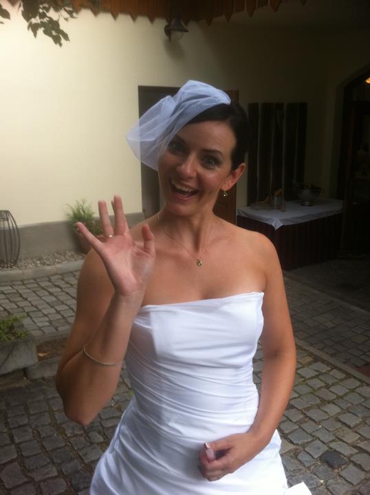 Nevěsta Kamila Hromková, dnes již Mitáčková