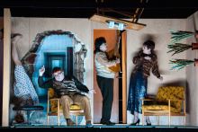 Opilí_Pavlína Hejcmanová, Zdeněk Trčálek, David Vaculík a Tereza Novotná_foto: Kuba Jíra